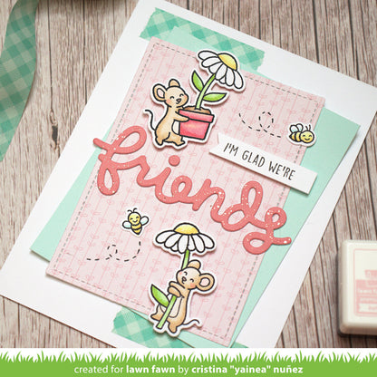 Lawn Fawn - Mice Flowers
