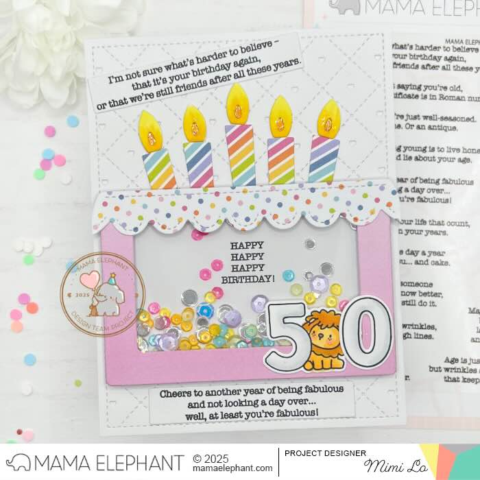 Mama Elephant - Cheeky Birthday
