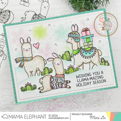 Mama Elephant - Stitched Flurries Cover - Creative Cuts
