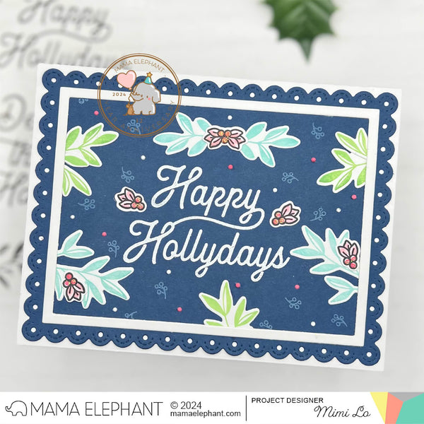 Mama Elephant - Holly And Leaves