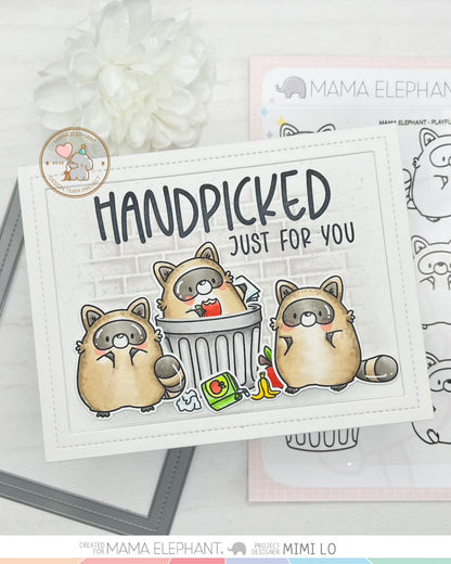 SET DEAL: Mama Elephant - Playful Raccoons