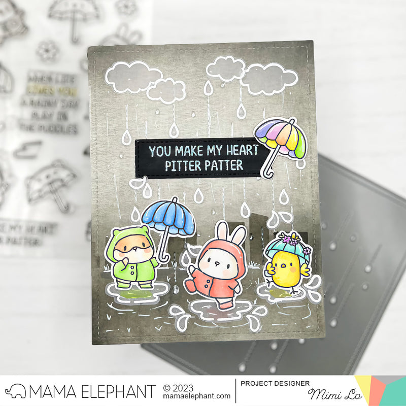 Mama Elephant - Raindrops Cover - Creative Cuts