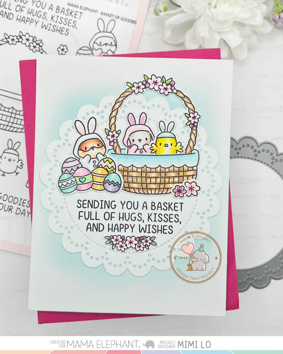 Mama Elephant - Basket Of Goodies