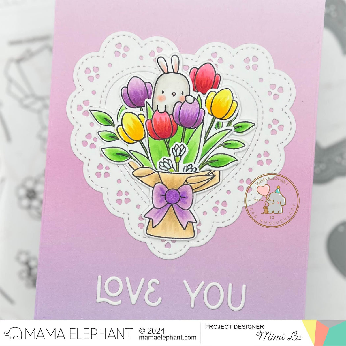 Mama Elephant - Lacy Love - Creative Cuts