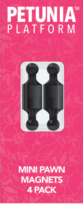 My Sweet Petunia - Mini Pawn Magnets (4pcs)