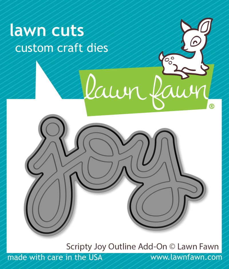 Lawn Fawn - Scripty Joy Outline Add-On