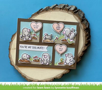 Lawn Fawn - A Mole Lot Of Love Add-On