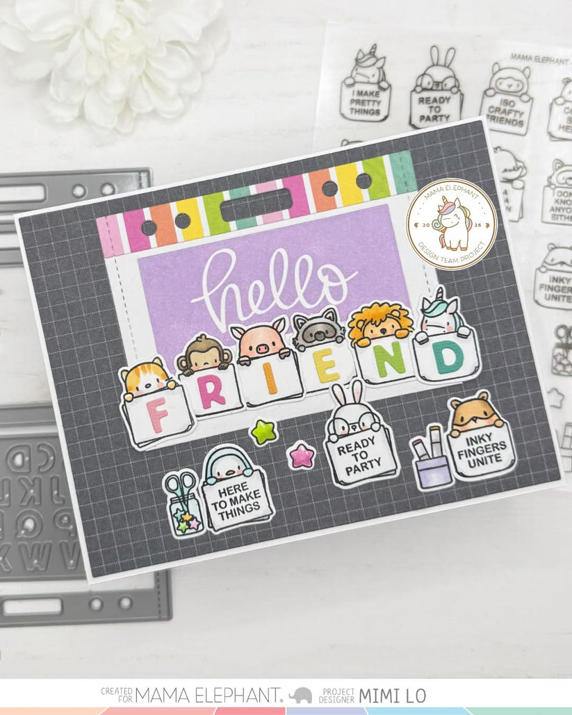 Mama Elephant - Name Tag