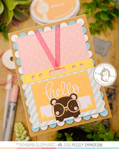 Mama Elephant - Name Tag