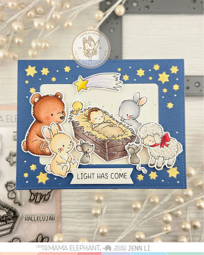Mama Elephant - Star Clusters Frame - Creative Cuts