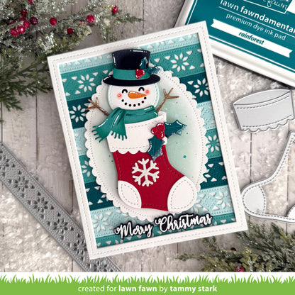 Lawn Fawn - Nordic Snowflake Border