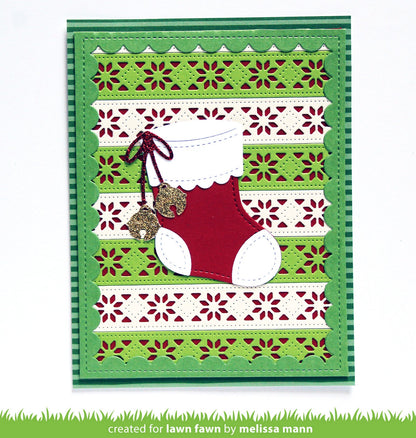 Lawn Fawn - Nordic Snowflake Border