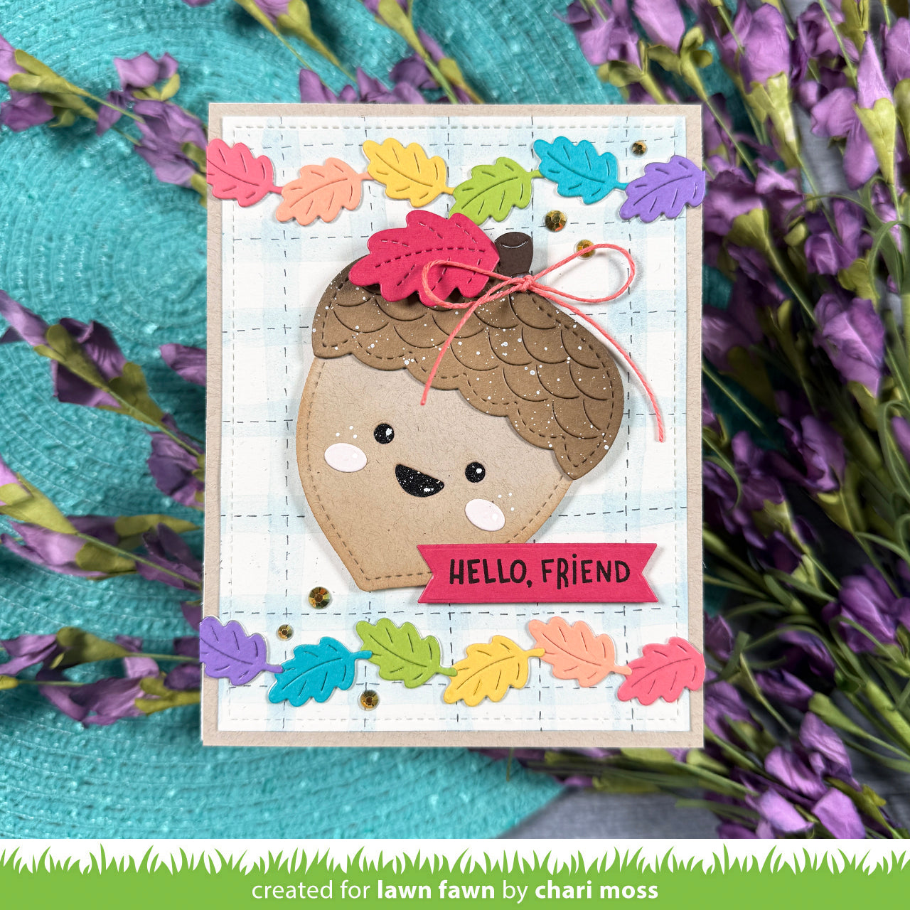 Lawn Fawn - Outside In Stitched Acorn