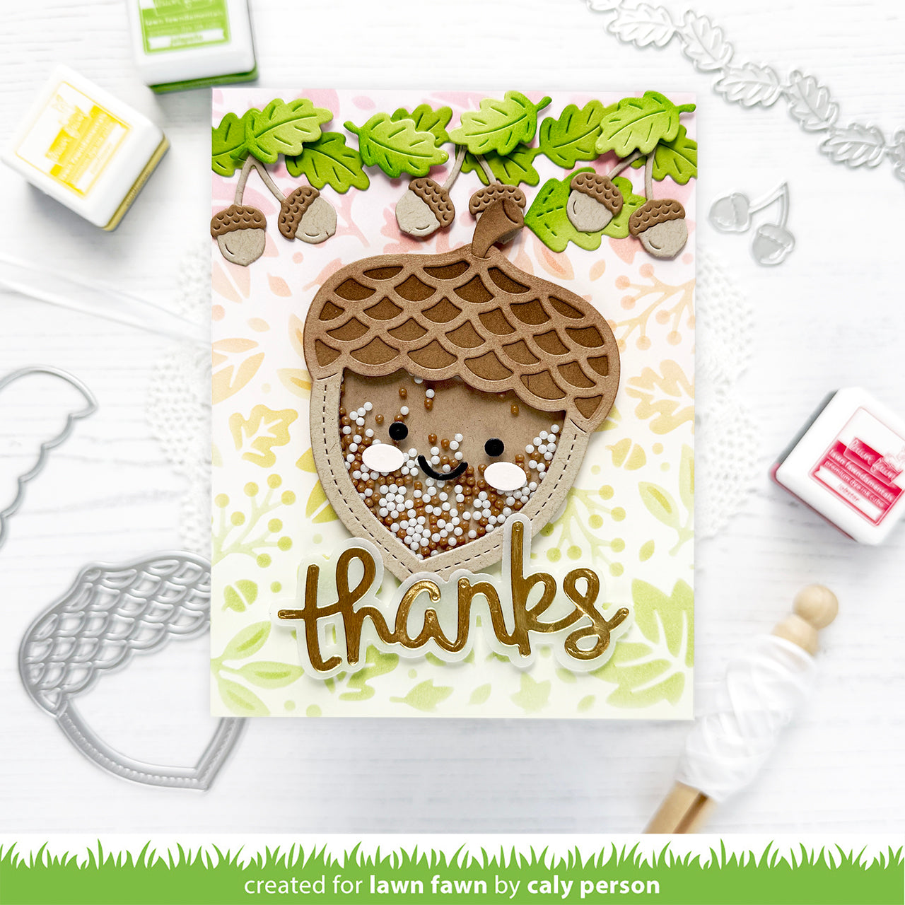 Lawn Fawn - Scripty Thanks Outline Add-On