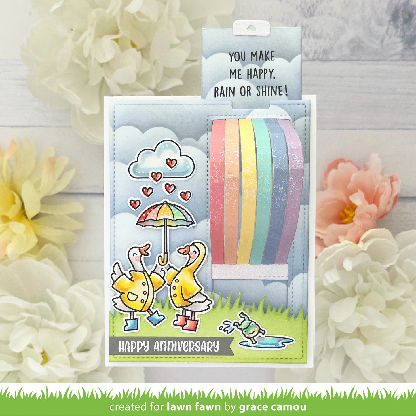 Lawn Fawn - Silly Goose, Rain Or Shine!