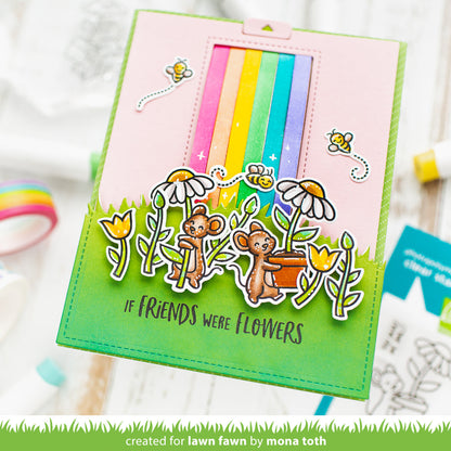 Lawn Fawn - Mice Flowers