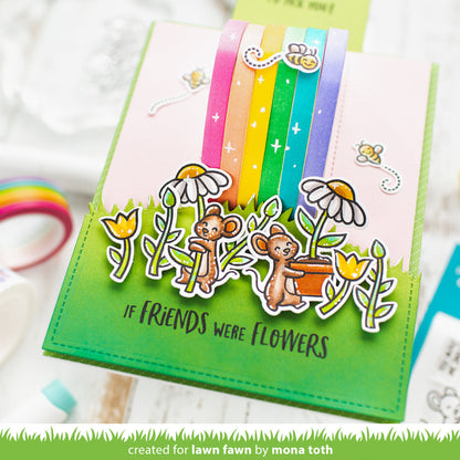 Lawn Fawn - Mice Flowers