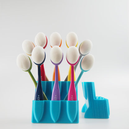 MakeItbyMarko - Brush Caddy Peacock - Light Blue