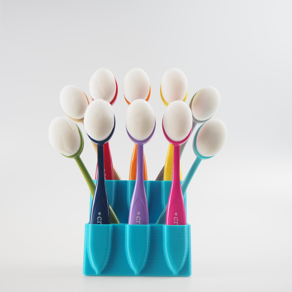 MakeItbyMarko - Brush Caddy Peacock - Light Blue