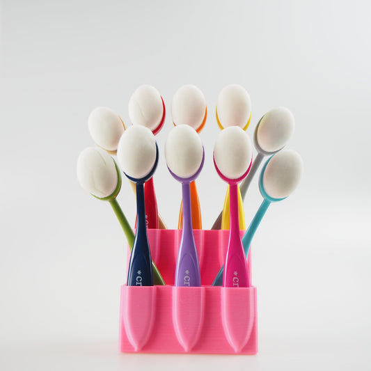 MakeItbyMarko - Brush Caddy Peacock - Pink