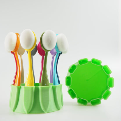MakeItbyMarko - Ring-Toss Brush Caddy - Green