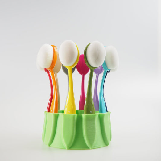 MakeItbyMarko - Ring-Toss Brush Caddy - Green