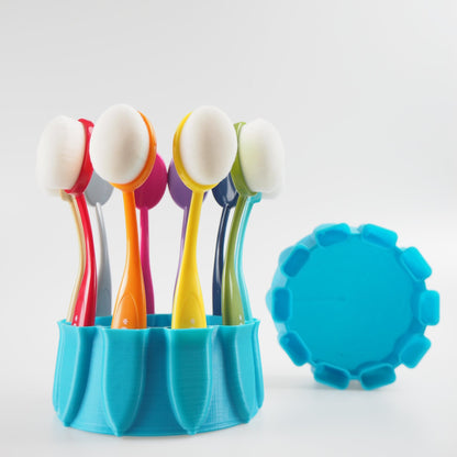 MakeItbyMarko - Ring-Toss Brush Caddy - Light Blue
