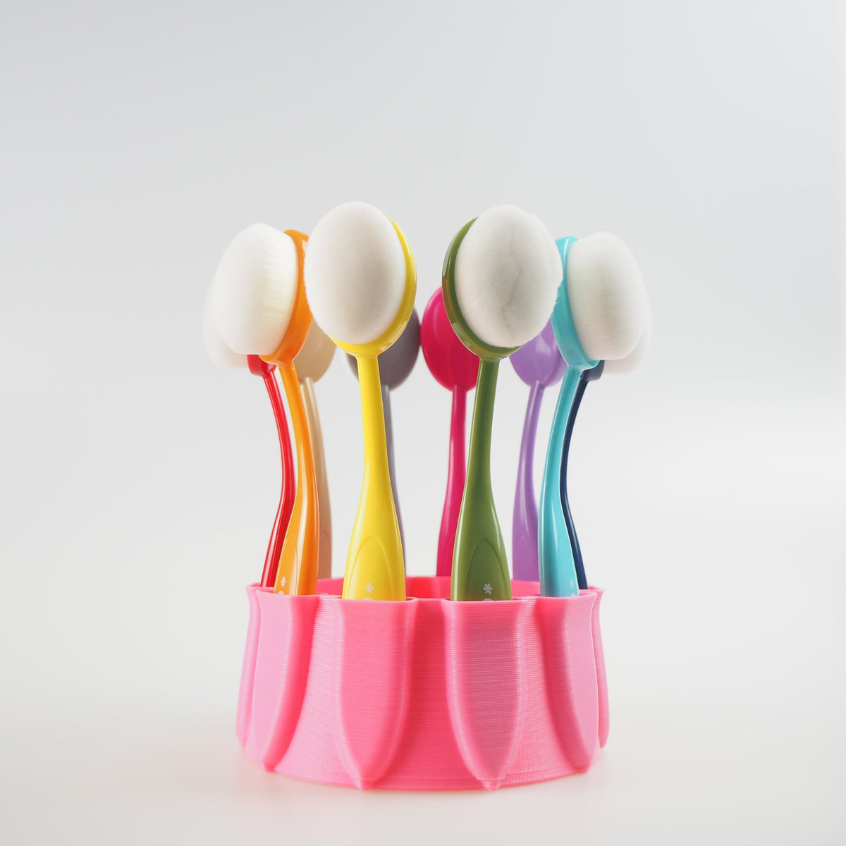 MakeItbyMarko - Ring-Toss Brush Caddy - Light Pink