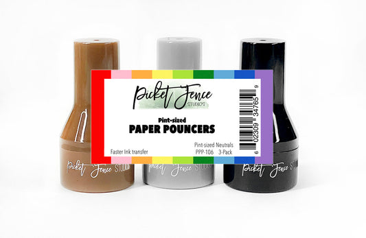 Picket Fence Studios - Paper Pouncers Pint-sized Neutrals (3pcs)