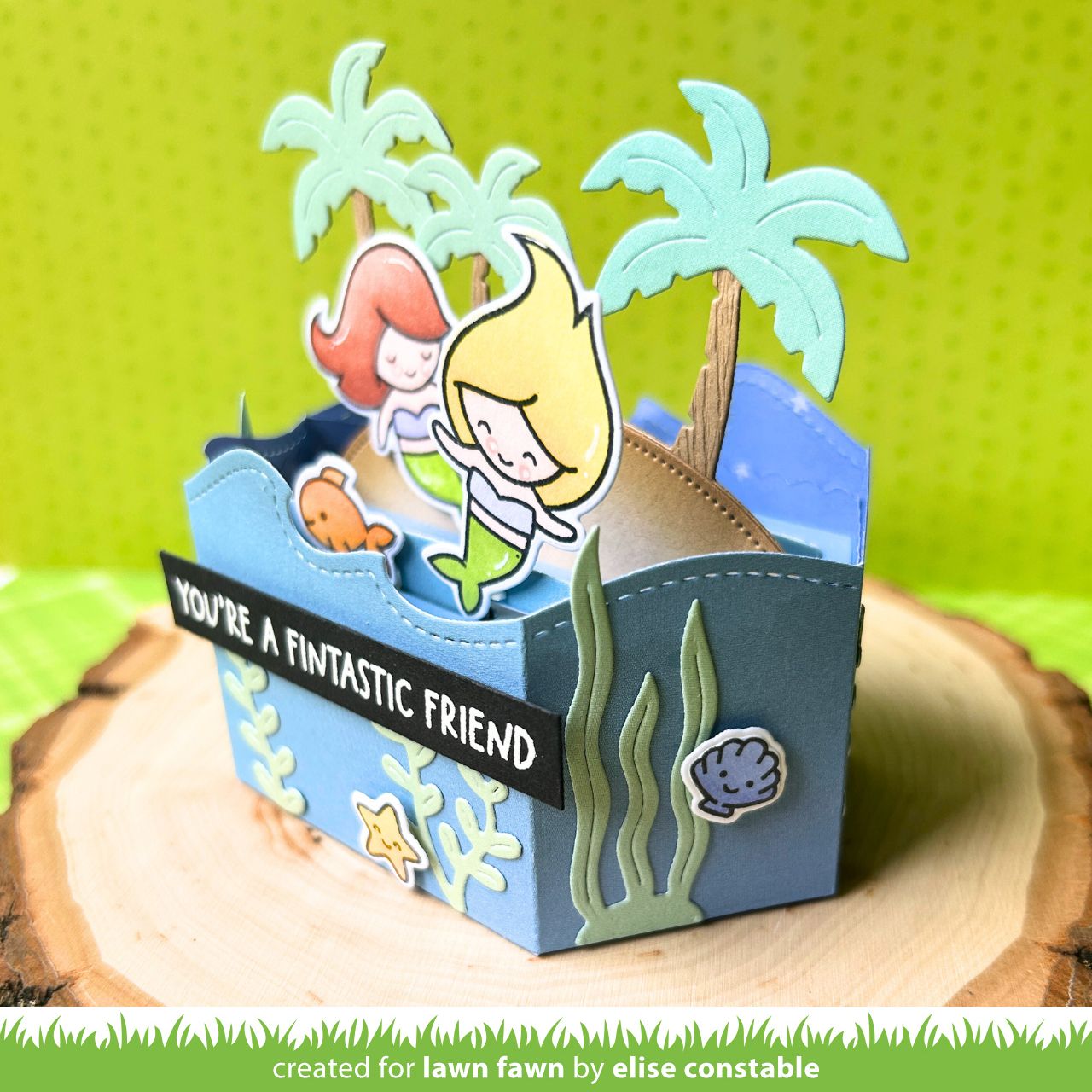 Lawn Fawn - Platform Pop-Up Palm Tree Inserts