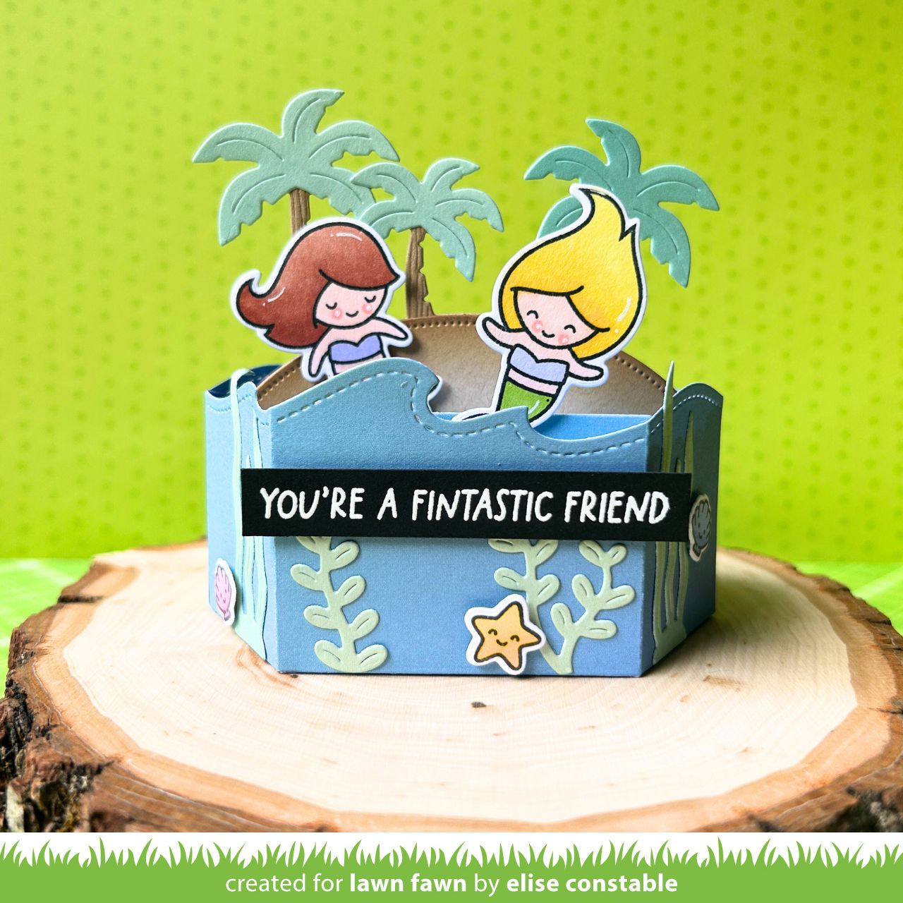 Lawn Fawn - Platform Pop-Up Palm Tree Inserts