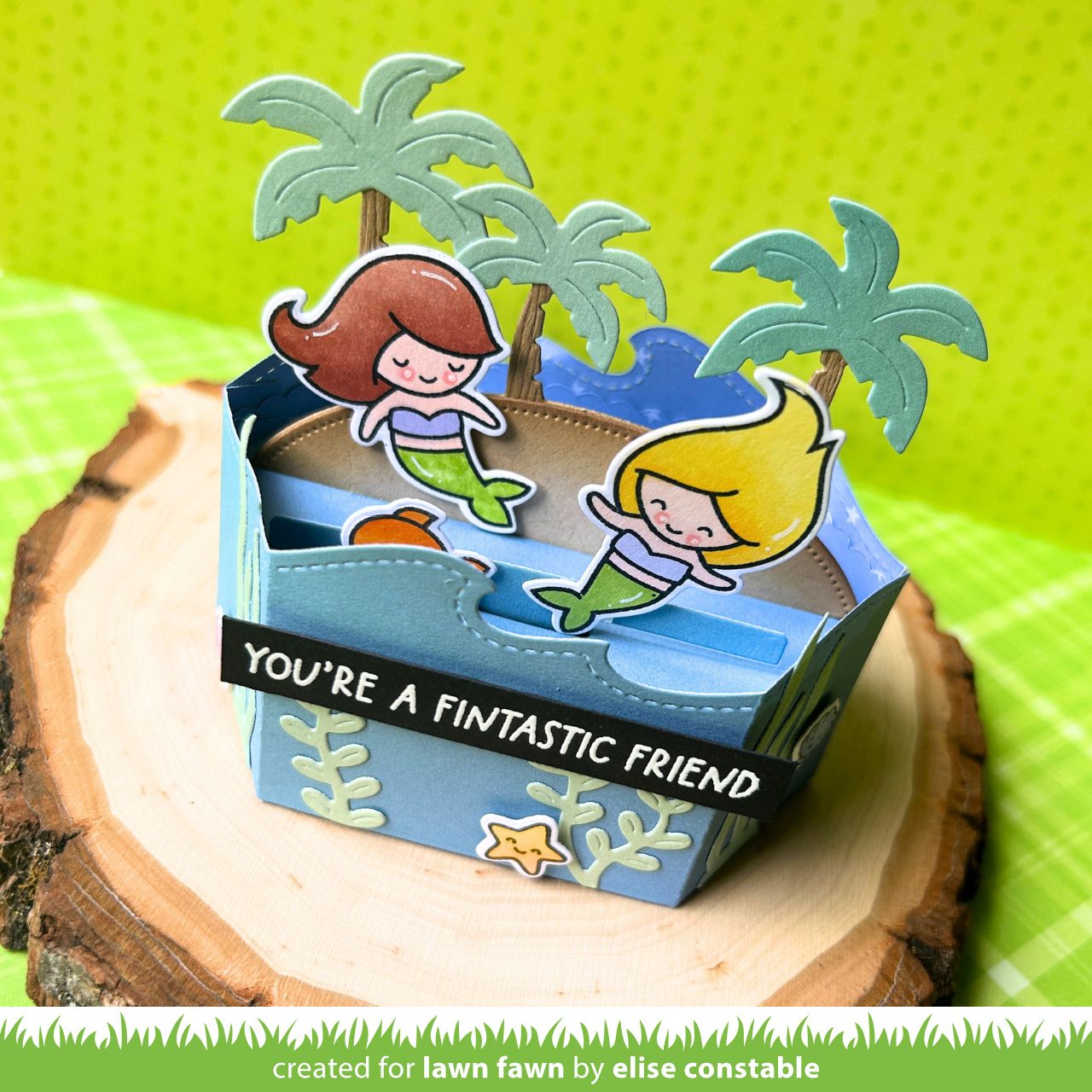 Lawn Fawn - Platform Pop-Up Palm Tree Inserts