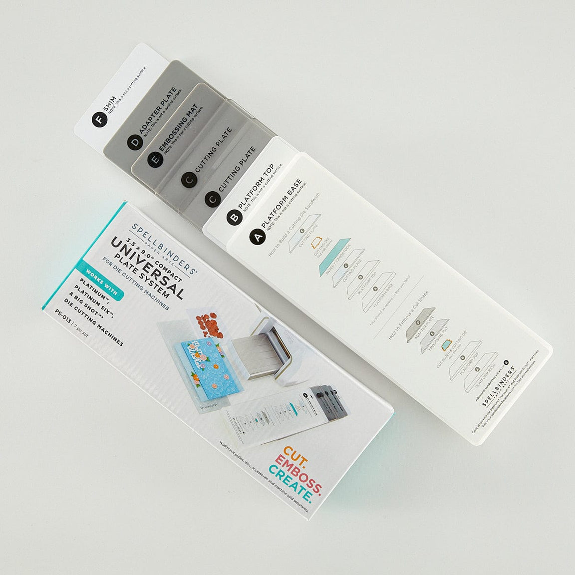 Spellbinders - Compact Universal Plate System 3.5x9.0 Inch