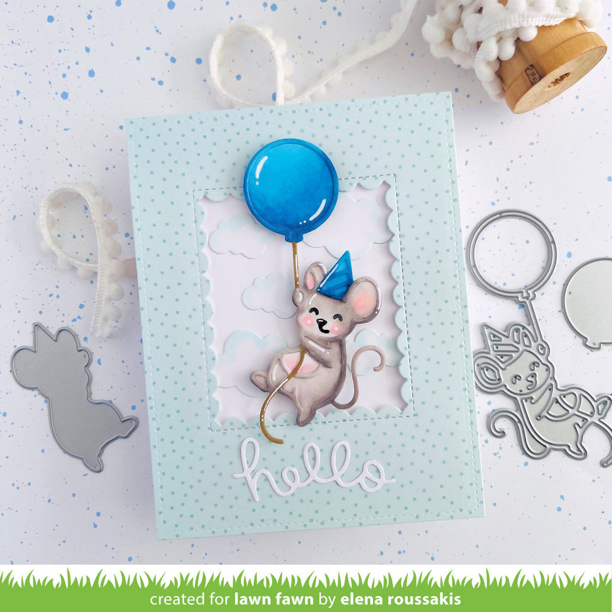 Lawn Fawn - Party Mouse