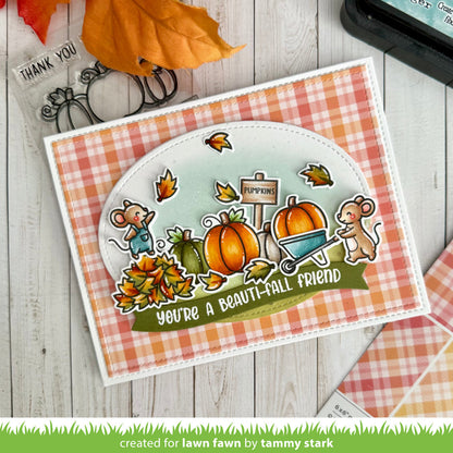 Lawn Fawn - Henry's Build-A-Sentiment: Fall