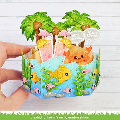Lawn Fawn - Platform Pop-Up Palm Tree Inserts
