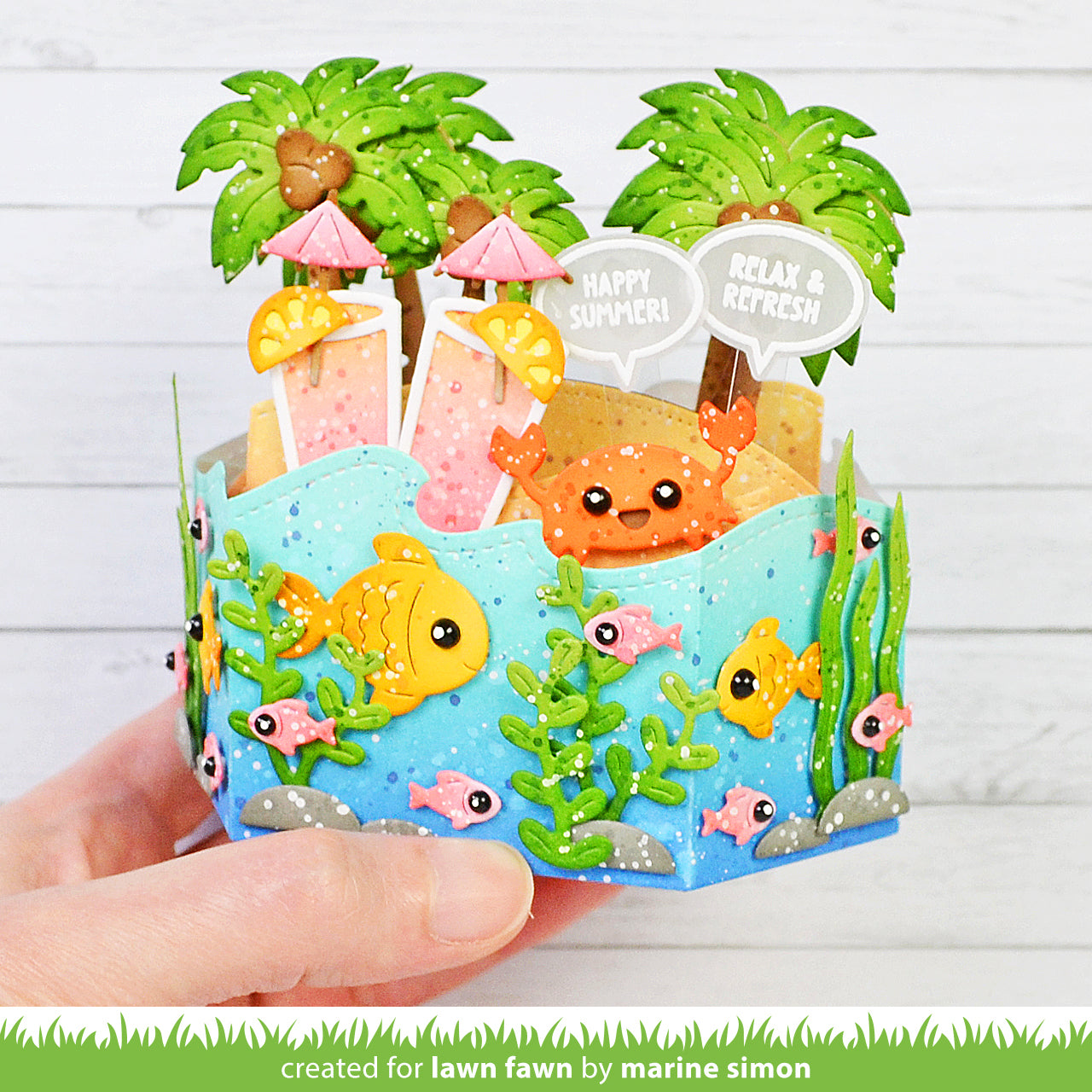 Lawn Fawn - Platform Pop-Up Palm Tree Inserts