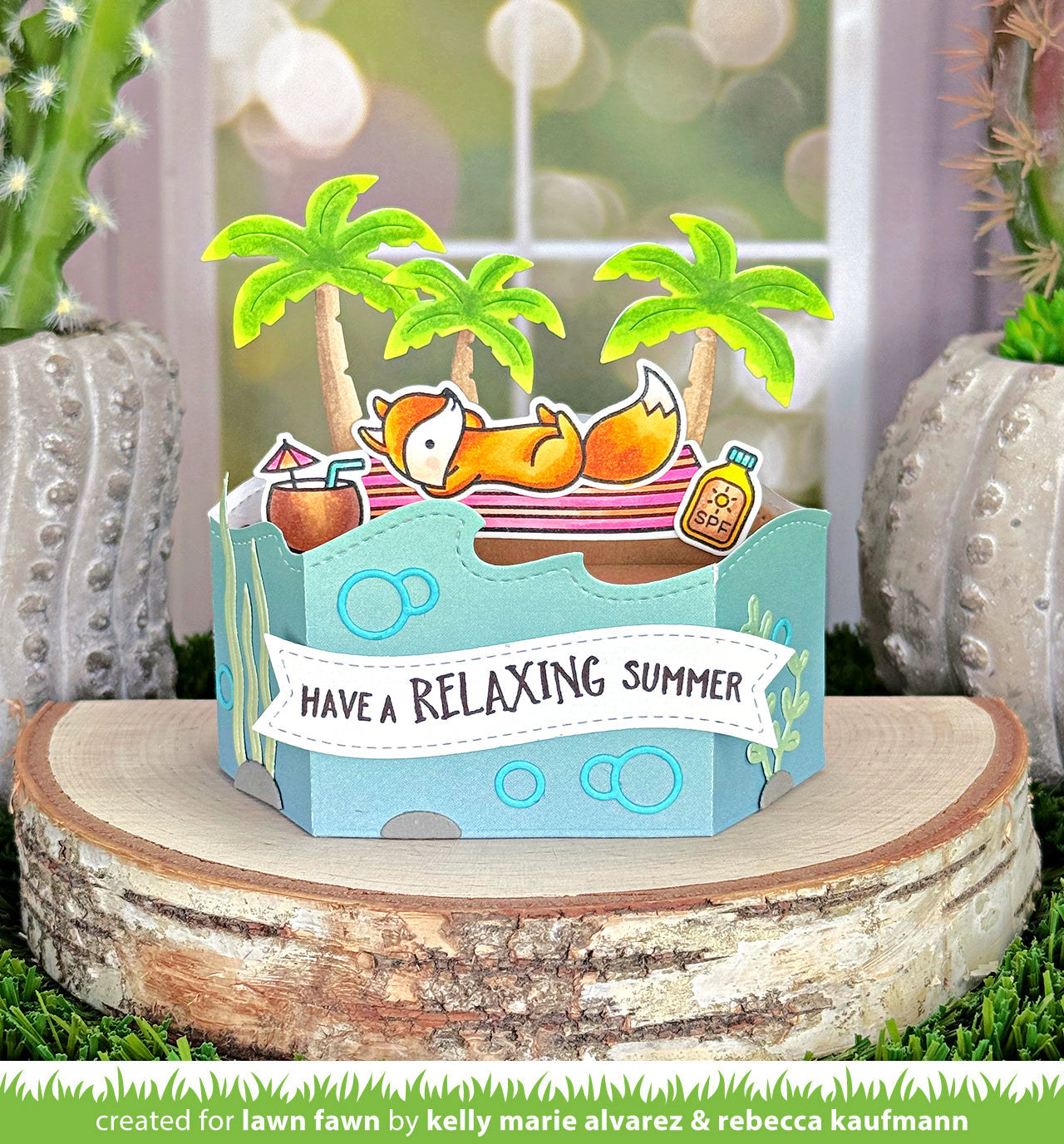 Lawn Fawn - Platform Pop-Up Palm Tree Inserts