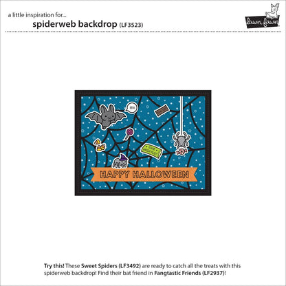 Lawn Fawn - Spiderweb Backdrop
