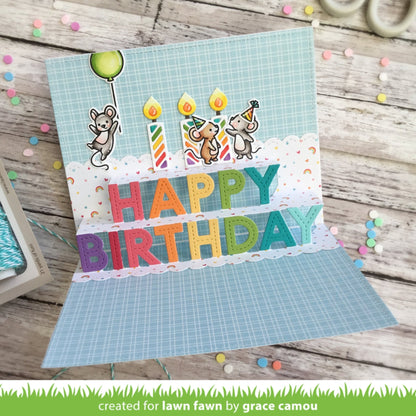 Lawn Fawn - Pop-Up Happy Birthday