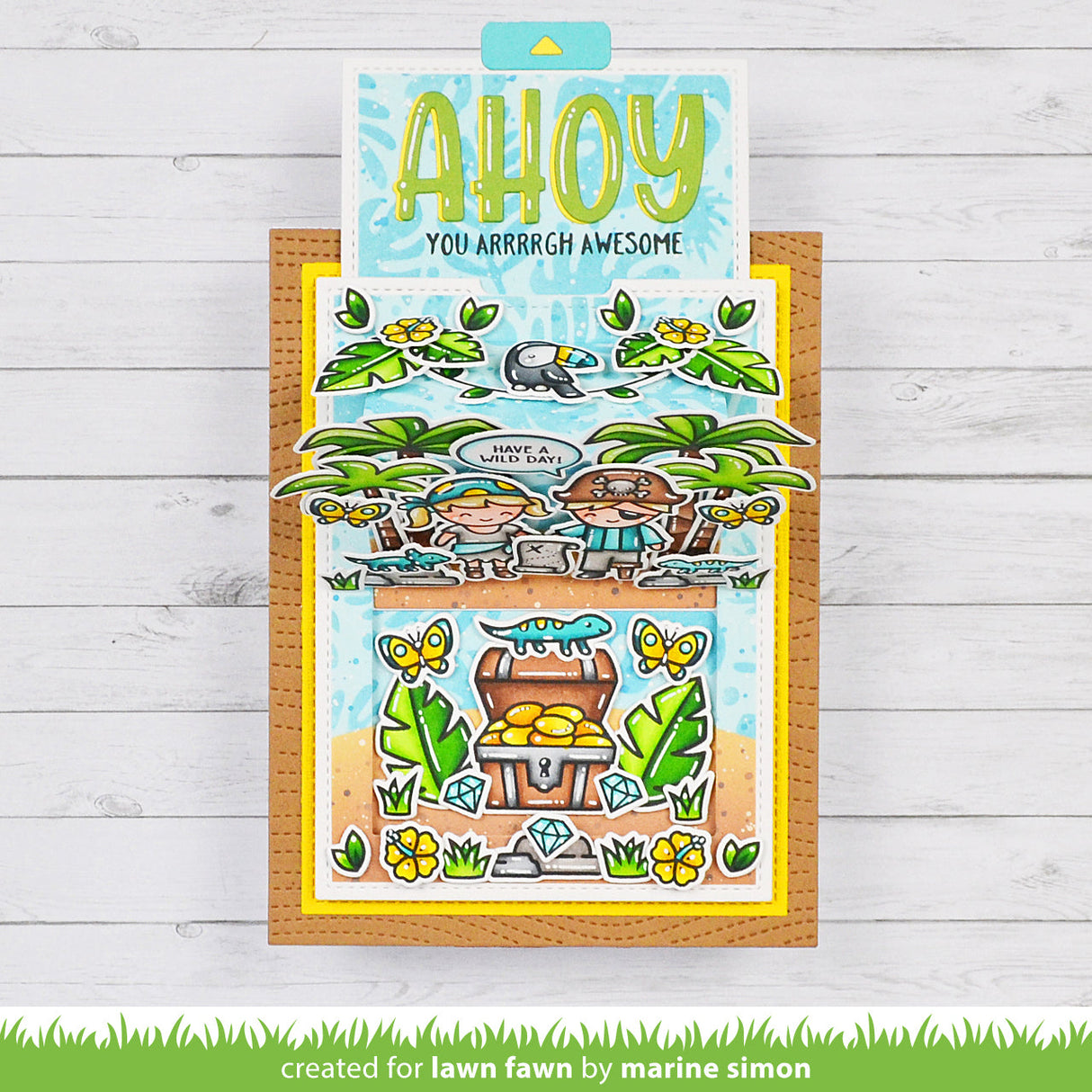 Lawn Fawn - Pull 'N Slide Surprise