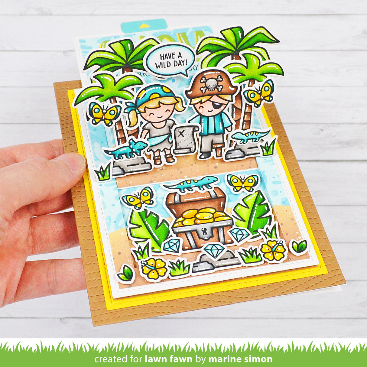 Lawn Fawn - Pull 'N Slide Surprise