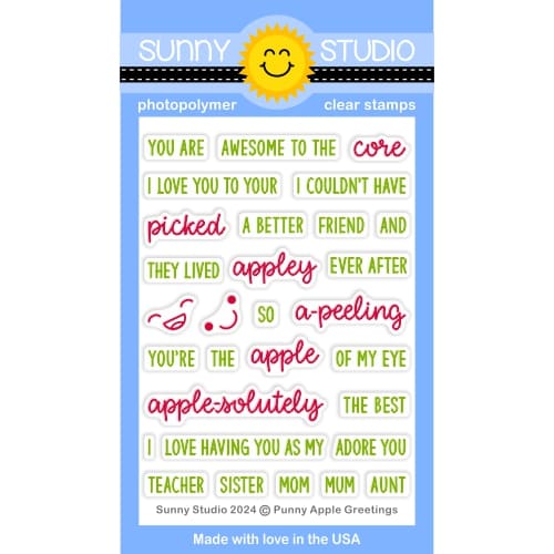 Sunny Studio - Punny Apple Greetings