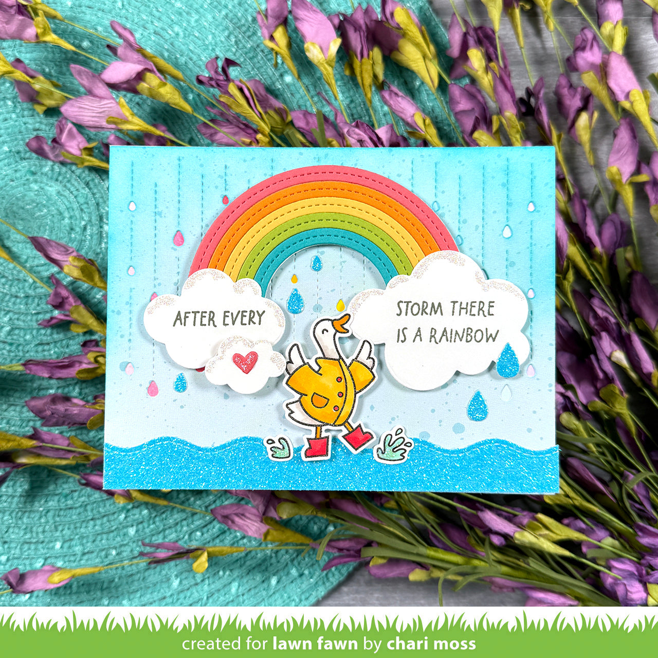 Lawn Fawn - Rainy Day Backdrop: Landscape
