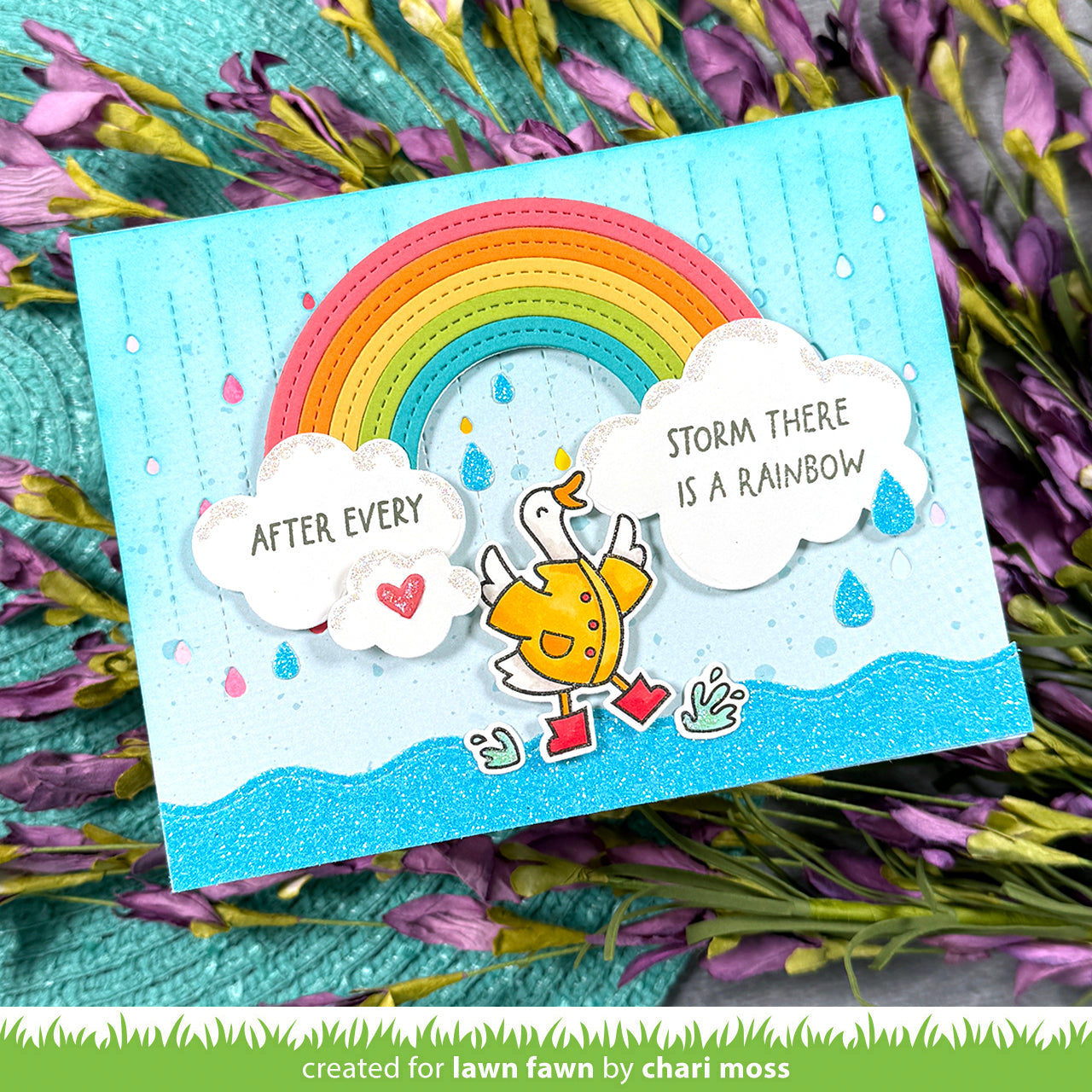 Lawn Fawn - Rainy Day Backdrop: Landscape