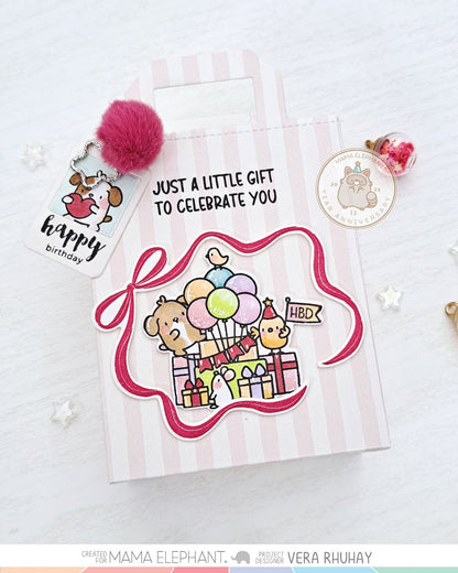 Mama Elephant - Docket Lil Flap Taggies - Creative Cuts