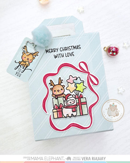Mama Elephant - Docket Lil Flap Taggies - Creative Cuts