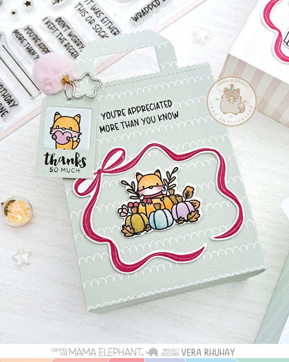 Mama Elephant - Docket Lil Flap Taggies - Creative Cuts