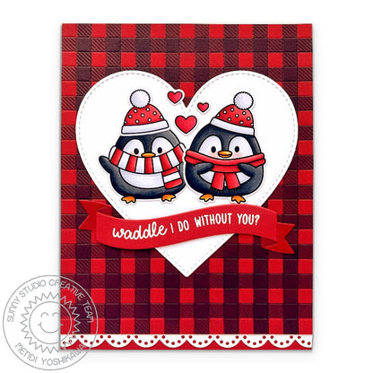 Sunny Studio - Buffalo Plaid Straight Die