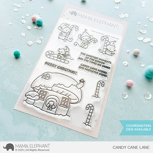Mama Elephant - Candy Cane Lane
